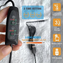 Axyaa Double-Sided USB Electric Shawl Blanket: 3 Heating Levels, Foldable & Thick Winter Wearable