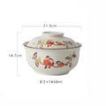 Axyaa Ceramic Soup & Ramen Bowl Set - Restaurant Tableware
