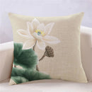 Lotus Cushion Cover by Axyaa: Stylish Home Decor Pillowcase for Living Room, Car, and More