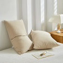 Axyaa Soft Cotton Pillowcase Chequer Grid Pattern 48x74cm Bedding Pillow Cover Set