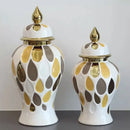Axyaa Light Luxury Ceramic Vase for Home Decor, Living Room, TV Cabinet, Foyer