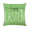 Easter Bunny Eggs Pillowcase 45x45cm Linen Pillow Covers, Axyaa Home Decor Brand