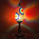 Axyaa Turkish Mosaic Table Lamp Vintage Art Deco Handcrafted Bedside Light