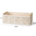 Axyaa Cotton Rope Organizer Box for Desktop, Toys, Keys, Snacks, and Sundries