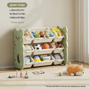 Axyaa Kids Toy Organizer Cabinet - Large Capacity Storage Box for Books, Clothes & Toys