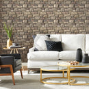 Axyaa 3D Faux Stone Peel and Stick Wall Panels - Set of 10