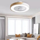 Axyaa Modern Nordic Ceiling Fan Lamp Chandelier White Ultra-Thin Electric Fan