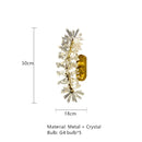 Axyaa Dandelion Crystal Chandelier: Modern Glass Nordic Light