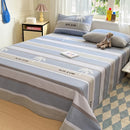 Axyaa Cotton Coarse Cloth Bed Sheet Set, Soft Mat & Quilt - Single/Double, Print, Washable