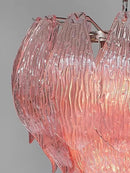 Vintage European Style Rose Bud Glass Chandelier by Axyaa - LED Pendant Light for Living Room