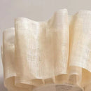 Axyaa Fabric Cream Chandelier: Retro Fiber Wabi-sabi Style, Nordic Design, Warm Home Decor