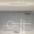 Axyaa Modern LED Pendant Light Chandeliers for Living Room & Dining Room