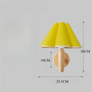 Axyaa Paper Umbrella LED Wall Lamp - Japan Style Bedroom Livingroom Lighting