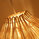 Axyaa Grass Pendant Lamp – Handwoven LED Art for Home Decor