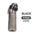 Axyaa 650ml Flavored Water Bottle: Sports Alr Up Drinking Cup with Fruit Fragrance Pods
