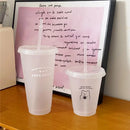 Axyaa Kawaii Tumbler with Straw Lid - Reusable BPA-Free Drinking Bottle