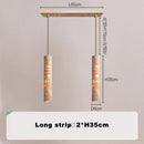 Axyaa Nordic Yellow Stone Pendant Lights: Modern Luxury for Home, Hotel, Restaurant