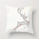 Axyaa Christmas & New Year Patterned Pillow Covers - Sofa, Bedroom, Car