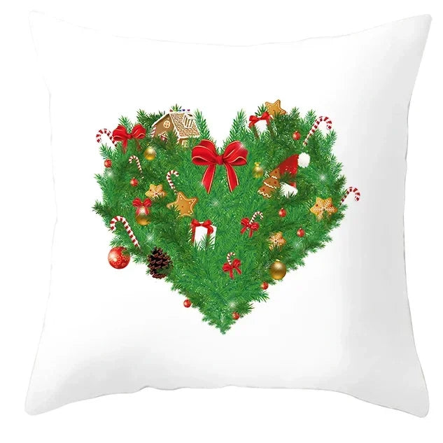 Axyaa Christmas Decorative Pillow Cover 45X45CM