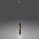 Axyaa Crystal Gold Vertical Chandelier for Home Decor - LED Lighting