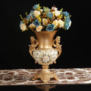 Axyaa European Resin Vase Dried Flower Arrangement Home Decor Plate