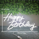 Axyaa Strawberry Shortcake Neon Sign - Happy Birthday Party Decoration