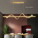 Axyaa LED Chandeliers: Modern Minimalist Dining Kitchen Pendant Lighting