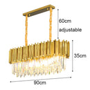 Axyaa Crystal Ceiling Chandelier: Luxury LED Lighting for Modern Living Spaces