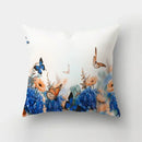 Axyaa Butterfly Floral Cushion Cover - Home Decor Charm