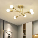 Axyaa Nordic Minimalist LED Pendant Chandelier for Bedrooms and Living Rooms