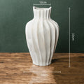 Axyaa Retro Chinese-style Porcelain Flower Vase Set - Earthenware & Kiln-transformed Accessories