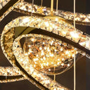Luxury Crystal Chandelier Pendant Light - Axyaa Led Ceiling Lighting
