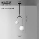 Axyaa Nordic Glass Ball Chandelier Ceiling Pendant for Home Decor & Hospitality Lighting