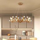 Axyaa Modern Light Luxury LED Chandelier for Living Room Décor
