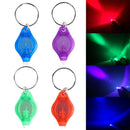 Axya 4-Pack Mini LED Keychain Flashlights in Red/Blue/Green/UV
