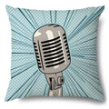 Axyaa Soft Plush POP Comic Portrait Cushion Cover - Home Decor Pillowcase