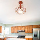 Axyaa Vintage Industrial Ceiling Light Retro Loft Plafonniers Indoor Lamp Shade