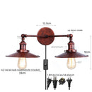 Axyaa Loft LED Wall Lights 2-heads Industrial Lamparas De Pared for Living Room