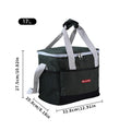 Axyaa Large Capacity Thermal Insulated Lunch Bag - Waterproof & Portable