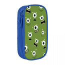 Axyaa Double Layer Pen Case - Monsters Mike And Sullivan Merch - Girl Make Up Bag