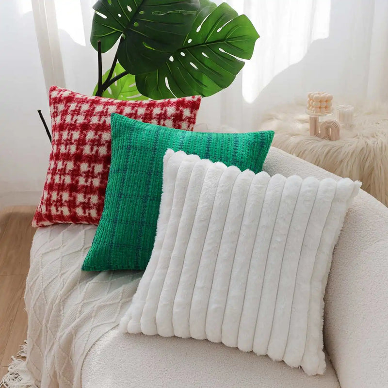 Axyaa Christmas Cushion Cover 45x45 Designer Pillow Cover for Living Room Sofa