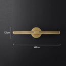 Axyaa Copper Mirror Headlight Vanity Cabinet Luxury Wall Lamp