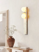 Axya Stone Long Strip Wall Lamp | Natural Living Room Bedroom Lighting