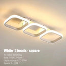 Axyaa Nordic LED Ceiling Light Chandelier, 20W 30W Square Round Lamp for Home Kitchen Living Room