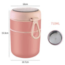 Axyaa Stainless Steel Food Thermal Jar - Keeps Food Hot - 530ml/710ml