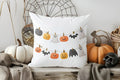 Axyaa Moonlit Woods & Pumpkins Pattern Cushion Cover for Sofa, Bedroom, Car