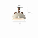 Axyaa Little Bear Wood Ceiling Chandelier LED Ceiling Light - Vintage Style