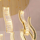 Axyaa Crystal Chandelier Pendant Light for Living and Dining Room Lighting