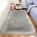 Axyaa Faux Fur Sheepskin Area Rug Plush Soft Carpet for Home Decor