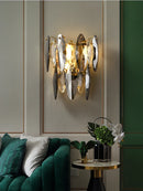 Axyaa Modern Crystal Chandelier Clear Hanging Ceiling Lamp Luster Dining Living Room Decor